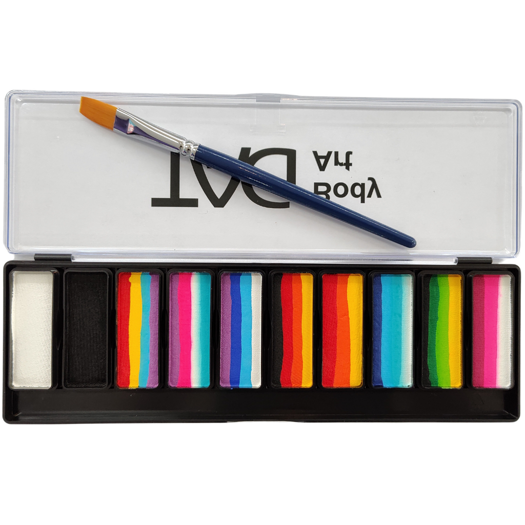 TAG Body Art 1 Stroke Face Paint Palette - 10 x 10g